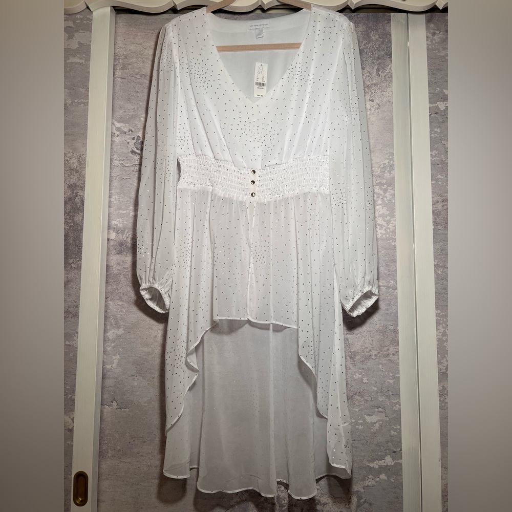 NWT 🎄 Gorgeous Holiday high-low Top/Dress by New York & Company.